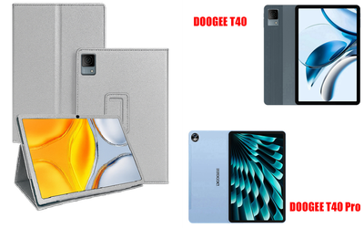 Чехол-подставка CRAYTON для DOOGEE T40, DOOGEE T40 Pro – стиль, защита и ручная сборка, цвет Серебро
