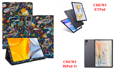 Чехол-подставка CRAYTON для CHUWI ETPad, CHUWI HiPad 11 – стиль, защита и ручная сборка, цвет Космос