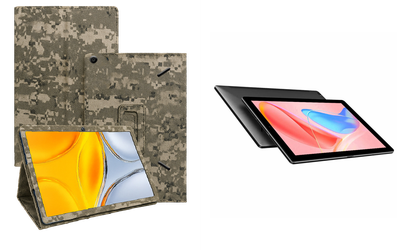 Чехол-подставка CRAYTON для Chuwi HiPad X, HiPad X (2020) – стиль, защита и ручная сборка, цвет Пиксель М14