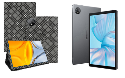 Чехол-подставка CRAYTON для Blackview Tab 80 – стиль, защита и ручная сборка, цвет Клетка