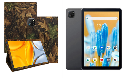 Чехол-подставка CRAYTON для Blackview Oscal Pad 70 – стиль, защита и ручная сборка, цвет Клен