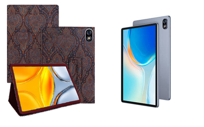 Чехол-подставка CRAYTON для Ulefone Tab W10 – стиль, защита и ручная сборка, цвет Пестрый