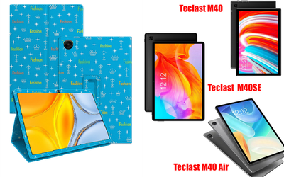 Чохол-підставка CRAYTON для Teclast M40, M40SE, M40 Air – стиль, захист і ручна збірка, колір Фешн синій