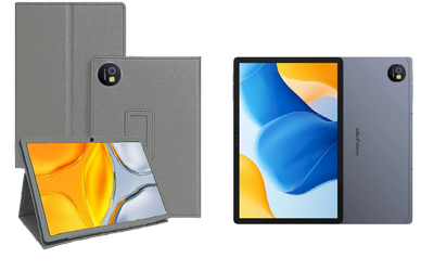 Чохол-підставка CRAYTON для Ulefone Tab A10 Pro – стиль, захист і ручна збірка, колір Сірий тм