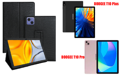 Чехол-подставка CRAYTON для DOOGEE T10 Plus, T10 Pro – стиль, защита и ручная сборка, цвет Крокодил