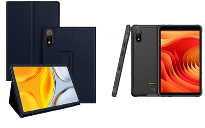 Чехол-подставка CRAYTON для Ulefone Armor Pad Lite, Armor Pad Pro – стиль, защита и ручная сборка, цвет Синий тм