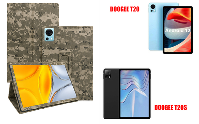 Чехол-подставка CRAYTON для DOOGEE T20, T20S – стиль, защита и ручная сборка, цвет Пиксель М14