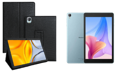 Чехол-подставка CRAYTON для Blackview Tab 5 – стиль, защита и ручная сборка, цвет Крокодил