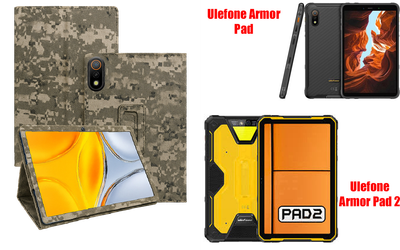 Чехол-подставка CRAYTON для Ulefone Armor Pad, Armor Pad 2 – стиль, защита и ручная сборка, цвет Пиксель М14
