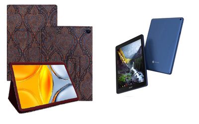 Чехол-подставка CRAYTON для Acer Chromebook Tab 10 – стиль, защита и ручная сборка, цвет Пестрый