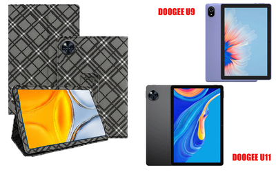 Чехол-подставка CRAYTON для DOOGEE U9, DOOGEE U11 – стиль, защита и ручная сборка, цвет Клетка
