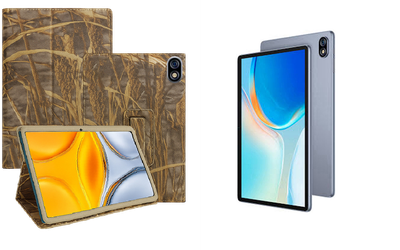 Чехол-подставка CRAYTON для Ulefone Tab W10 – стиль, защита и ручная сборка, цвет Камыш
