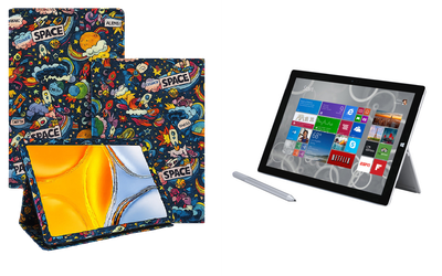 Чохол-підставка CRAYTON для Microsoft Surface Pro 2, Pro 3, Pro 4 – стиль, захист і ручна збірка, колір Космос
