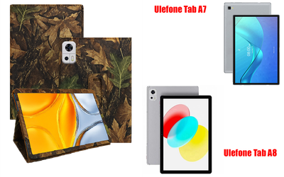 Чехол-подставка CRAYTON для Ulefone Tab A7, Tab A8 – стиль, защита и ручная сборка, цвет Клен