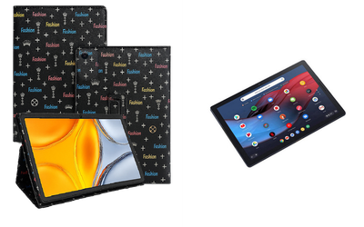 Чехол-подставка CRAYTON для Google Pixel Slate m3 – стиль, защита и ручная сборка, цвет Фэшн черный