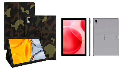 Чехол-подставка CRAYTON для Blackview Tab 9 – стиль, защита и ручная сборка, цвет Хаки тм