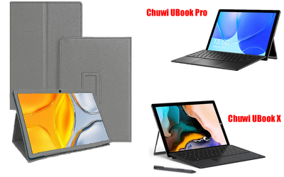 Чохол-підставка CRAYTON для Chuwi UBook Pro, UBook X – стиль, захист і ручна збірка, колір Сірий тм