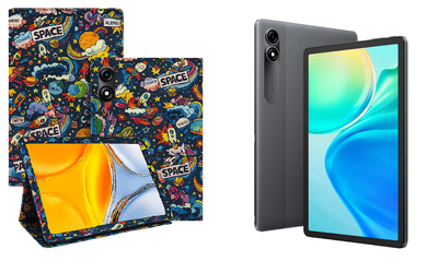 Чехол-подставка CRAYTON для Blackview Tab 90 – стиль, защита и ручная сборка, цвет Космос