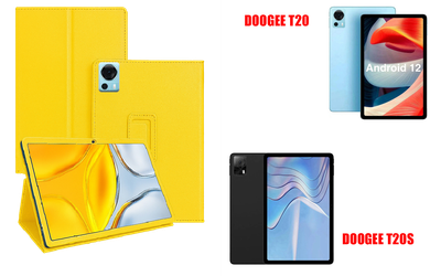 Чехол-подставка CRAYTON для DOOGEE T20, T20S – стиль, защита и ручная сборка, цвет Жёлтый