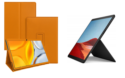 Чехол-подставка CRAYTON для Microsoft Surface Pro X – стиль, защита и ручная сборка, цвет Оранжевый