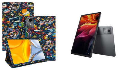 Чехол-подставка CRAYTON для Lenovo Tab K11, Tab K11 Plus – стиль, защита и ручная сборка, цвет Космос
