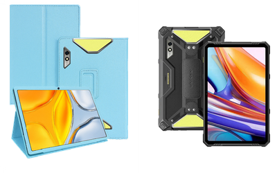 Чехол-подставка CRAYTON для Ulefone Armor Pad 3 Pro – стиль, защита и ручная сборка, цвет Голубой
