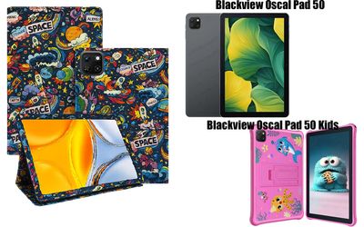 Чехол-подставка CRAYTON для Blackview Oscal Pad 50, Pad 50 Kids – стиль, защита и ручная сборка, цвет Космос