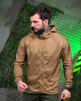 Армейская легкая куртка дождевик 3XL койот (87928)