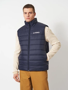 Теплий жилет чоловічий Adidas Terrex Multi Essentials Climawarm KA9741 S Синій (4068807992139)