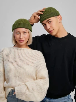 В'язана шапка Міні-біні (Монатик) One-size Світлий-хакі