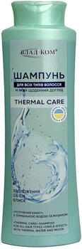 Шампунь Владіком Thermal care Тройной эффект с термальной водой и муцином для всех типов волос 500 мл (4820268160034)