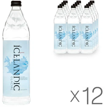 Упаковка родниковой негазированной воды Icelandic Glacial стекло 12 шт. х 0,75 л