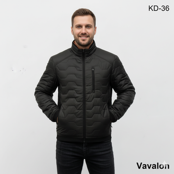 Демисезонная мужская куртка Vavalon KD-36 48 черная