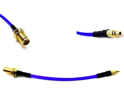 Пігтейл MMCX-Male - SMA-Female ВЧ кабель перехідник ss405 10 см