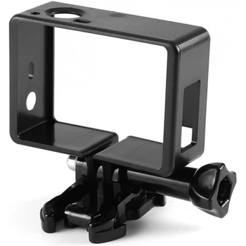 Защитный чехол рамка для экшн камеры GoPro Hero 3/3+/4 и крепление защелка с винтом (68115)