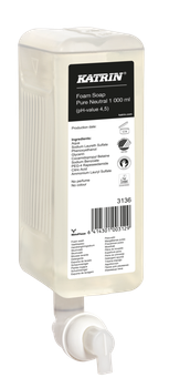 Мыло пена Katrin Pure Neutral 1000 мл 2500 порций артикул 3136