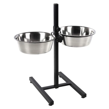 Миски для собак на штативі Flamingo Otis+ H-Stand, 2 шт х 3.95 л