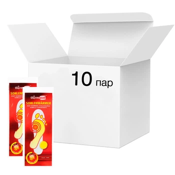 Хімічна грілка-устілка Thermopad Foot Warmer New, 10 пар 42-43 Білий