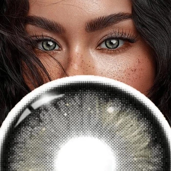 Чорні контактні лінзи - Лялькові чорні 2шт. від ELITE Lens