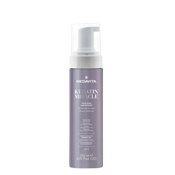Несмываемый мусс против пушистости волос Medavita Keratin Miracle Frizz Over Hair Mousse