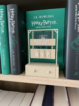 Лічильник прочитаних книг Книголюб з шухлядою. Aivory
