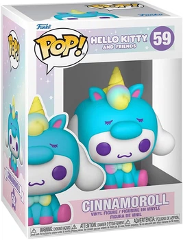 Игровая фигурка Funko Pop! серии Sanrio: Hello Kitty - Синнаморолл в костюме единорога (65748)