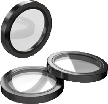 Szkło ochronne Etteri Camera Lens Protector do Apple iPhone 16 Pro / 16 Pro Max Black (5907504523798)