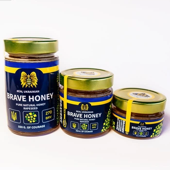 Мед Brave honey Ріпаковий 170 г