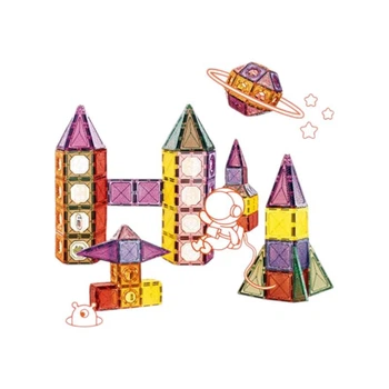 Конструктор магнітний Magna-Tiles XC-C 6. 68 деталей