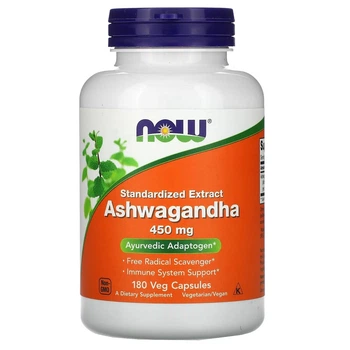 Ашваганда 450 мг Ashwagandha Now Foods 180 капсул