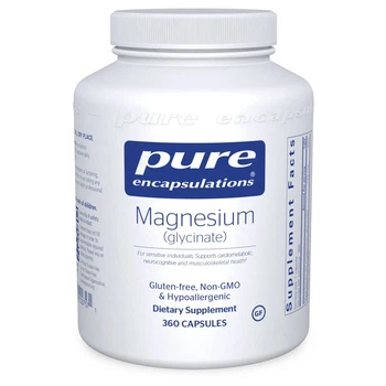 Магній Гліцинат Magnesium Glycinate 120 мг Pure Encapsulations 360 капсул
