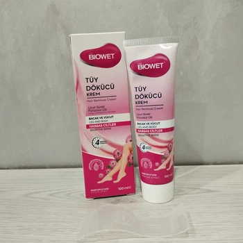 Крем для депіляції для чутливої шкіри Biowet, 100 мл