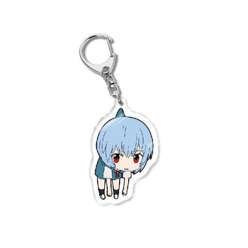 Брелок акриловий Євангеліон Рей Аянамі Evangelion Rei Ayanami 5 см 2458701821