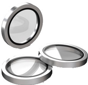 Szkło ochronne Etteri Camera Lens Protector do Apple iPhone 15 Pro / 15 Pro Max Silver (5907504524535)